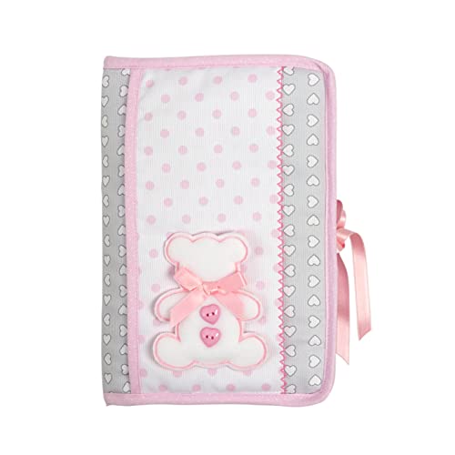 FILET - Bolsa para Pañales y Toallitas, Organizador Porta Pañales y Toallitas para Bolso Portátil, con Apertura a Libreto, Idea Regalo para Futuros Padres, 100% Made in Italy Color Rosa