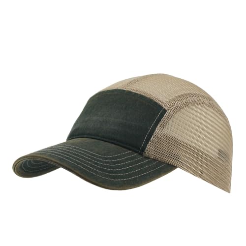 Image of The Vintage Year Distressed Cotton Unstructured Soft Mesh Breathable Adjustable Dirty Wash Dad Hat Trucker Baseball Cap