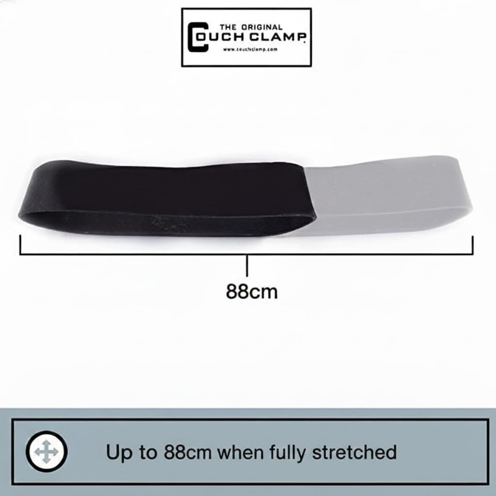Sectional Connectors (4 Pack) – Keep Cushions from Sliding, Easy Install Straps, Universal Fit for Modular Couches – Prevent Floor Scratches