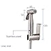 HandheldSprayer for Toilet, Stainless Steel BathroomFaucets Set with Single Cold Water, Toilet Sprayer for Baby Cloth Diaper Cleaning or Pets Shower