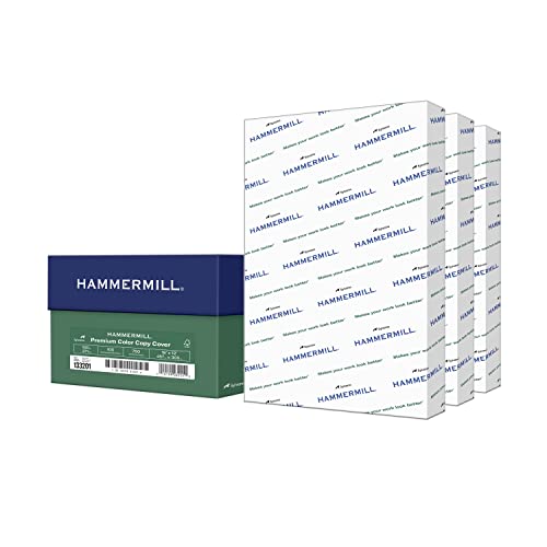 Hammermill Cardstock, Premium Color Copy, 100 lb, 18 x 12-100 Bright, Made in the USA Card Stock, 133201C-3 Pack (750 Sheets) by Hammermill - Used condition - US$65.15