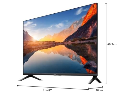 تلفزيون شاومي UHD موديل A-32-2025TV مساعد جوجل، شاشة 32 بوصة، منصة جوجل تي في، جهاز استقبال مدمج، لمسة نهائية معدنية، دولبي اتومز 120 هرتز