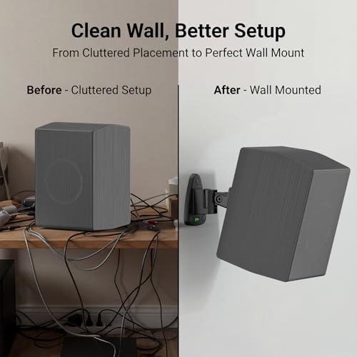 Image of Adjustable Speaker Wall Mount for Samsung Speakers With Keyhole&Thread Hole