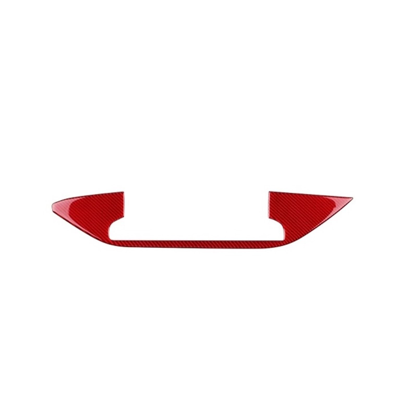 Car Trim Interior for Kia for Stinger 2019-2023 LHD RHD Car Central Navigation Screen Trim Accessories Soft Carbon Fiber Sticker Interior Mouldings(LHD 10.25in displayR)