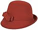 Hawkins Collection Felt Vintage Cloche Hat in Rust, Size: One Size