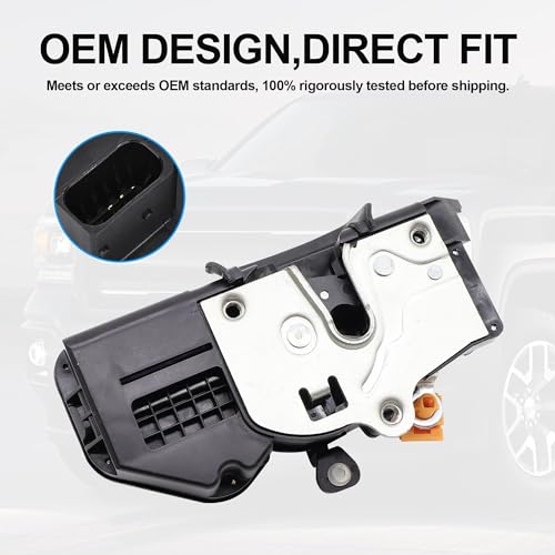 Image of HiSport Door Lock Actuator Front Left 931303 15785123 - Compatible with Cadillac Escalade Avalanche Silverado 1500 2500 3500 Suburban 1500 2500 Tahoe GMC Sierra 1500 2500 3500 Yukon XL 1500 2500