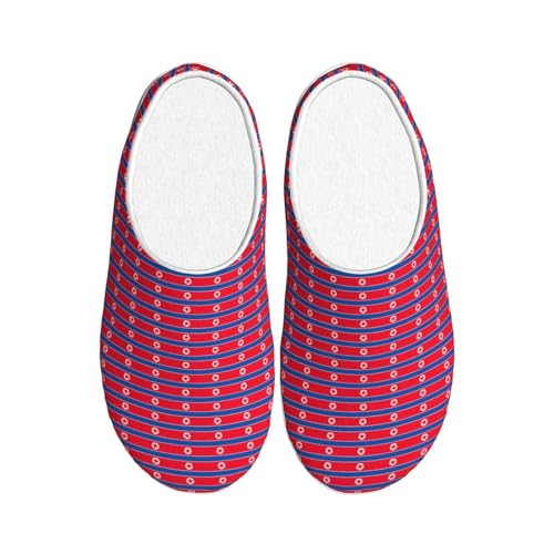 Chaussons lavables motif coréen pour éviter les sols froids et glissants