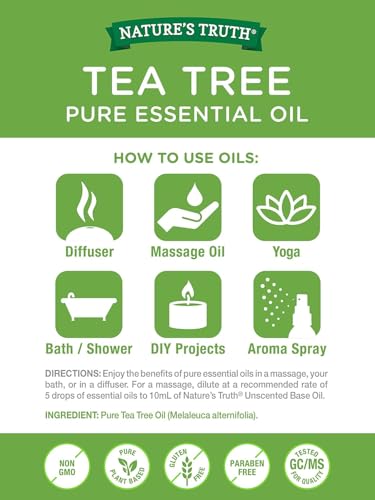 Aceite esencial de árbol de té 0.51 oz miniatura 2
