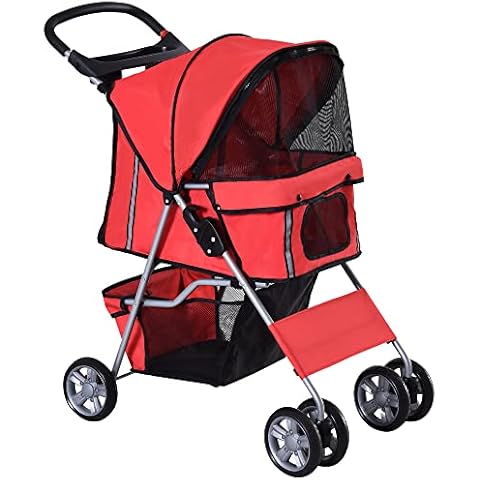 PawHut Poussette pliable pour animaux Cover