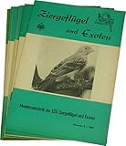  Konvolut 15 x Monatszeitschrift der SZG Ziergeflügel und Exoten (1984-1989)