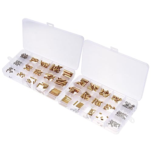 LIFKOME Kit Tornillos y Tacos para Placas Base de Ordenador Surtido de Sujetadores de y Acero Inoxidable para Pcb y Montaje de Componentes Electrónicos