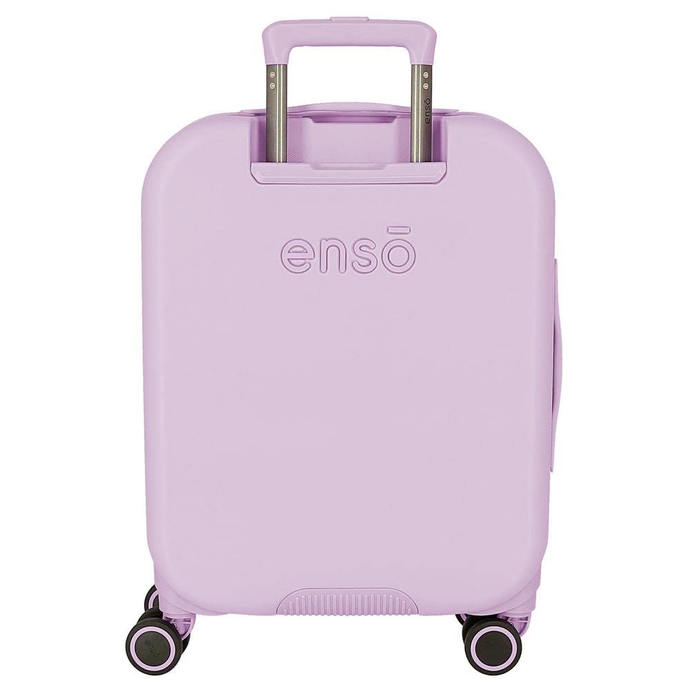 Enso Beautiful day Juego de maletas Rígida, Morado, 4 Ruedas dobles | Equipaje de Mano