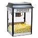 Paragon 1911 Style Pop 8 Ounce Black & Chrome Popcorn Machine for Professional Concessionaires Requiring Commercial Quality High Output Popcorn Equipment