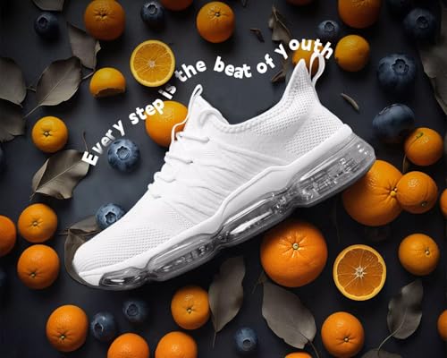 Image of Men's Air Running Shoes Non Slip Workout Casual Sport Shoes for Men Basketball Sneakers Fashion Tennis Sport Fitness Cross Trainers