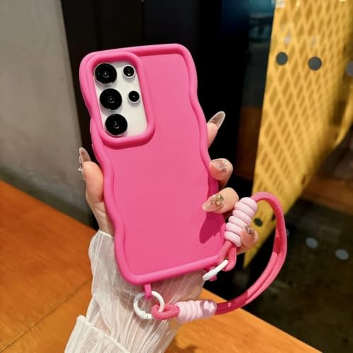 Coque silicone Samsung Galaxy S25+ à bordure ondulée pour shooting photo