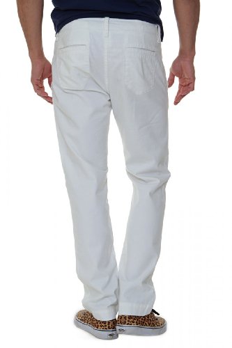 True Religion Herren Hose Chino-Hose GENO PHOENIX CHINO PZ OPTIC WHITE,...