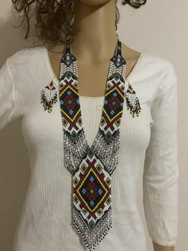 Collar de Gerdan ucraniano con abalorios: evite la bisutería común con diseño tradicional 2
