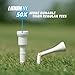 LIGNUM 50x More Durable Microwood Golf Tees 2 3/4 Inch - 72mm / Adjustable Golf Tee/Innovative Wood Fibre and Natural Adhesives/Golf Tee, Golf Tees 2 3/4, Tees Golf, Golf Ball Tees / 12 Pieces