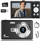 Digital Camera 1080P Autofocus Compact Digital Camera with 32G SD Card 48MP, 16X Digital Zoom Mini Camera with 2.4" LCD Screen for Kids,Adult,Beginners