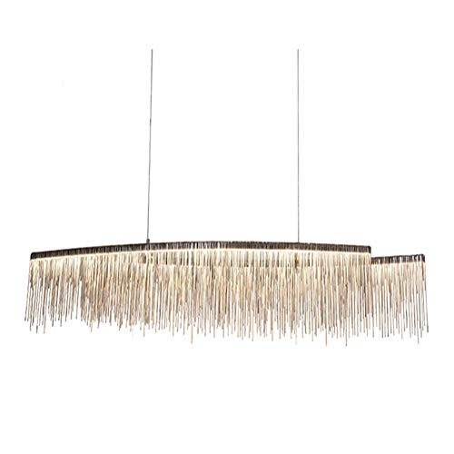 Lustre cascade LED italien YRYRYW pour ambiance chaleureuse de salle à manger villa