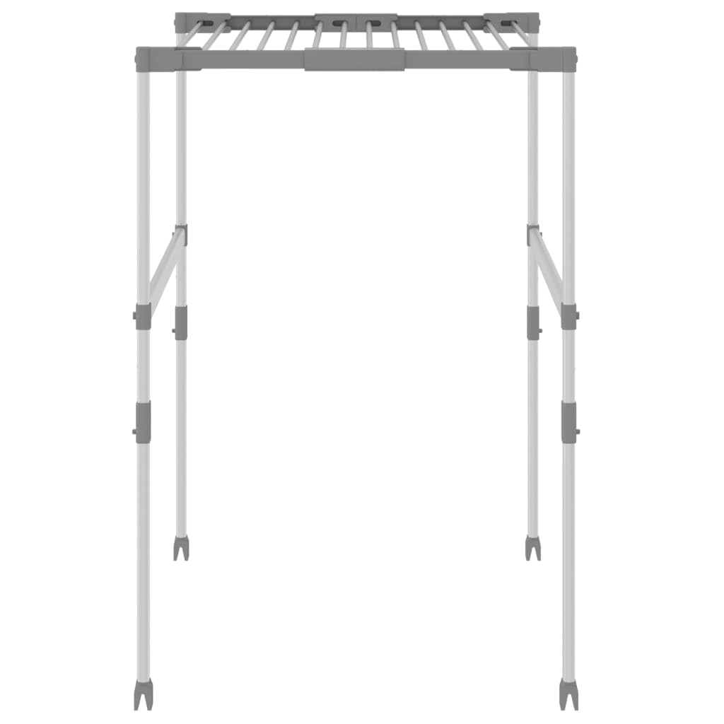 vidaXL Stendibiancheria 83x(50-55) x(40-85) cm in Alluminio