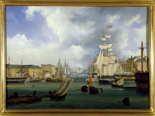 Peinture murale Le Port du Havre 60x90cm : sublimez enfin vos grands murs vides