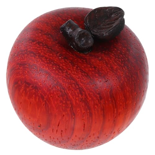 Mobestech Decoración De Manzanas De Madera Mini Manzanas Falsas Fruta Falsa Realista para Decoraciones De Bricolaje Y Modelo De Frutas para La Sesión De Fotos Y La Fiesta del Hogar De