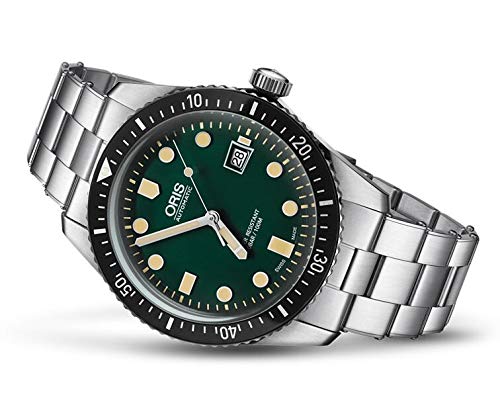 Oris Divers Green Dial Automatic Mens Watch 01 733 7720 4057-07 8 21 18 #TOP1