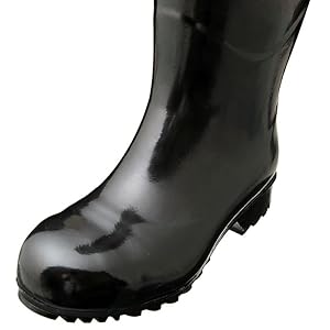 Amazon | シバタ工業 安全大長靴 ブラック 24.0cm AB022