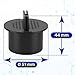 2 Pieces Active Carbon Filter Refrigerator Wine Cooler Ø 51 mm with Original Code 7433243 7440999 9192811 for Liebherr 9447050 for Miele 467217 606509 for Bosch - MONTERAL