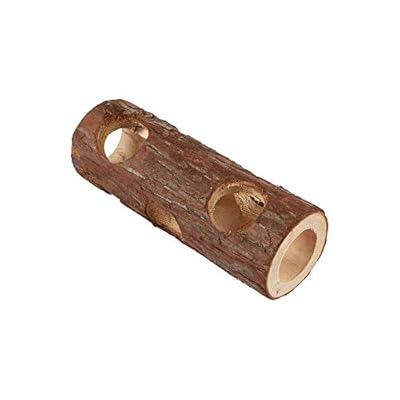 NA Natural Wooden Animal Tunnel Hamster Chew Toys Pets Exercise Toys for Hamster Rat Rabbit Mice Ferret Guinea Pig