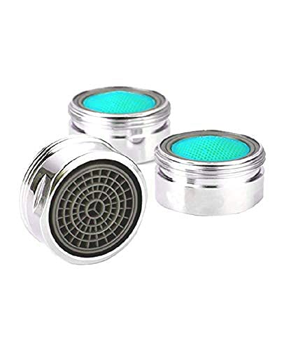 Orking® Brass Regular 24 mm Water Tap Aerator Foam Flow, Standard Size (Green) - Set of 5