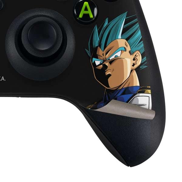 Skinit Decal Gaming Skin Compatible with Xbox Series X Bundle - Officially Licensed Dragon Ball Super Vegeta Design