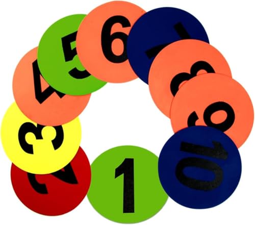 GSi Non-Slip Floor Spot Markers for Sports, Therapy & Classroom