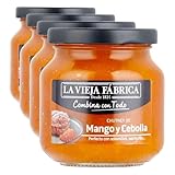 La Vieja Fábrica | Surtido salsa COMBINA CON TODO | Chutney de Mango y Cebolla | 280 g (Paquete de 4)