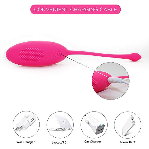 2020 Smart Wireless Remote Control Kegel Massage Ball -for Womẹn Sê-x Pelvic Floor Tightening Exercise Prevent Prolapse -10 Silent Modes Wearable Tọys Rechargeable Washable More Safer (Pink) - Thumbnail 4