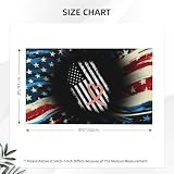 ZVPLOVJ USA Flag Uterine Cancer Awareness Heavy Duty 3x5 FT Double Sided 3 Ply Flag, UV & Fade Resistant with Brass Grommets