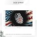 ZVPLOVJ USA Flag Uterine Cancer Awareness Heavy Duty 3x5 FT Double Sided 3 Ply Flag, UV & Fade Resistant with Brass Grommets
