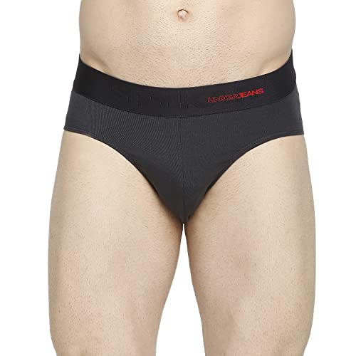 Image of Underjeans Men's Cotton Blend Regular Fit Printed Brief
