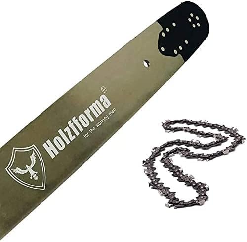 93.6cc Holzfforma G395 Gasoline Chain Saw Power Head Full Orange 56mm Bore With 36 Inch Bar and Chain Combo Compatible With Husqvarna 394 395 394 395 Chainsaw