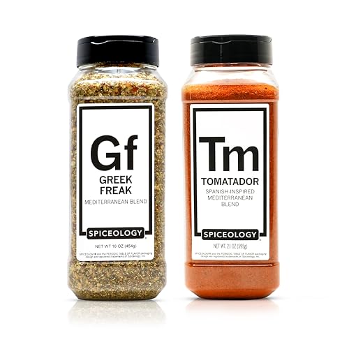 Spiceology – Mediterranean Bundle – Greek Freak & Tomatador Seasonings – Bold Mediterranean Spice Blends for Chicken, Beef, Seafood, Pasta, Pizza & More – Greek & Spanish Flavors for Authentic Cooking image 2