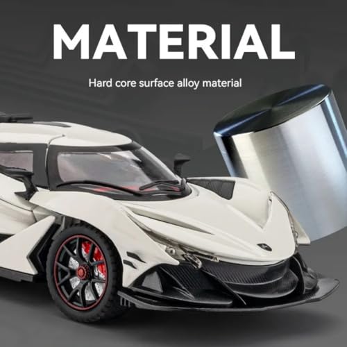 Image of 1:24 Apollo IE Intensa Emozione Die-Cast Model Car - Premium Alloy Hypercar with Pull-Back Action, Openable Doors & Detailed Interior [ Colour As Per Stock ]