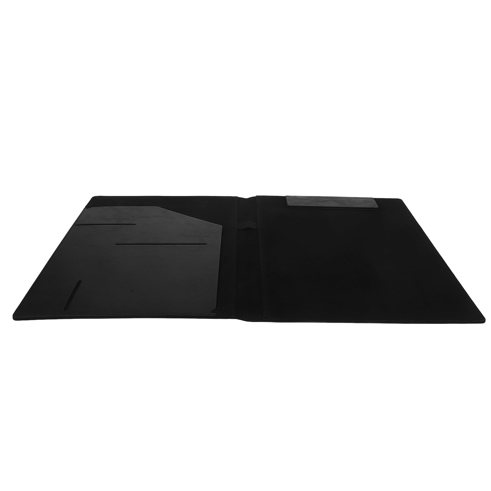 5 Piezas Carpeta Magnética A4 de Piel PU Negra para Oficina, Organizador de Documentos Multifuncional para Negocios, Portafolio Profesional para Reuniones y Firmas, 1 Unidad