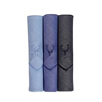 Allen Solly Men’s Cotton Handkerchief (Mix Colour, Free Size) – Pack of 3