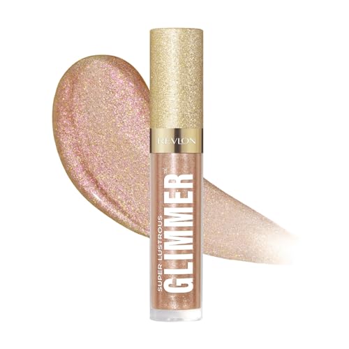 レブロン スーパー ラストラス グリマー グロス 004 ハッピー アワー : ゴールドベージュ 3.8mL リップグロス リップ 口紅 うるおいのサムネイル