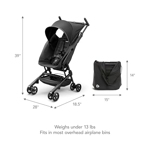 Munchkin® Night Owl™ Lightweight Travel Stroller with Wheel Lights, Ultra Compact Baby Stroller for Everyday Travel and Easy Storage, Essential Gear for Babies & Toddlers, Black - image 9