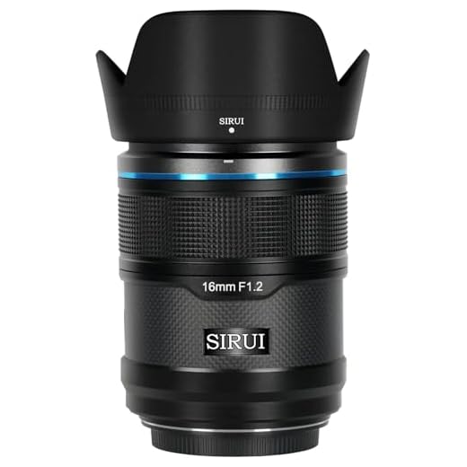 Sirui Lente grande angular APS-C Sniper 16 mm f/1.2 para Fuji X 16AS12X-B