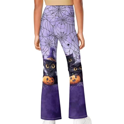 YEXIATODO Girls Wide Leg Yoga Pants Athletic Leggings 5-14 High Waisted Yoga Pants Yoga Active Flared Yoga Pants4