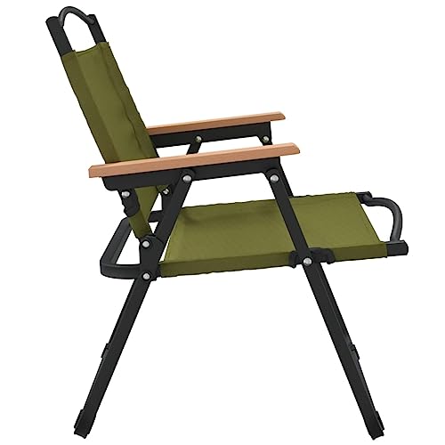 Chaise de camping pliante résistante à l'eau lot de 2 sièges légers en acier - 7