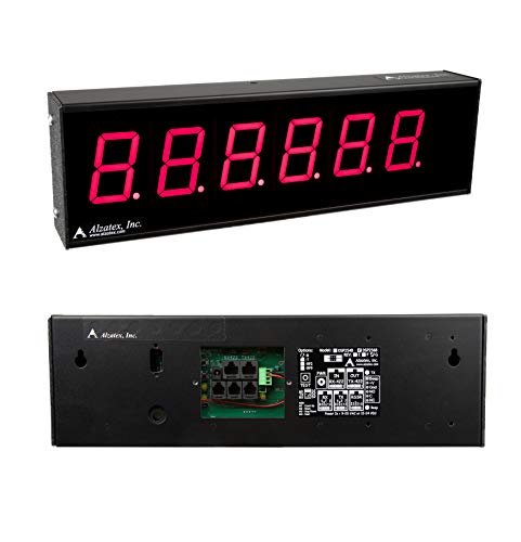 Cronómetro TAKT de ritmo de producción con pantalla LED digital de 6 dígitos y 2-1/3 pulgadas: Horas : Minutos : Segundos miniatura 2
